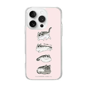 ROA�b���A iPhone 16 Pro�i6.3�C���`�j �\�t�g�N���A�P�[�X MagSafe ��͔L�Ƃ������� abbi FRIENDS �L�����K�i�p�^�[���j ABF27293i16PR