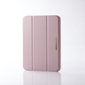 ELECOM｜エレコム iPad mini（A17 Pro / 第6世代）用 &me フラップケース ソフトレザー フリーアングル スリープ対応 ピンク TB-A24SWVJM3PN