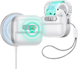 C[GXA[bESR Pulse AirPods 4pCzP[X MagSafeΉ XChI[v݌v ESR zCg 1C0130202