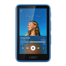 HiByMusic｜ハイビーミュージック デジタルオーディオプレイヤー ブルー R1 Blue [ハイレゾ対応]