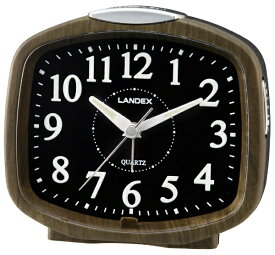 芳国産業 目覚まし時計 掲時（けいじ） LANDEX（ランデックス） ダークブラウン YT5315DBR [アナログ]