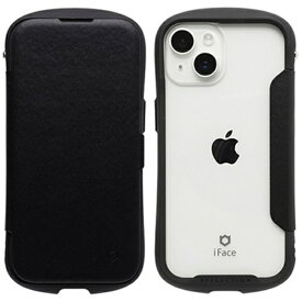 HAMEE｜ハミィ [iPhone 15/14/13専用]iFace Reflection ダイアリー ポリカーボネート クリアケース iFace ブラック 41-983515