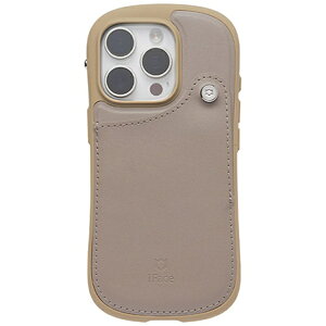 HAMEE�b�n�~�B [iPhone 16 Pro��p]iFace First Class �J�[�h�|�P�b�g�P�[�X iFace �O���[ 41-984994