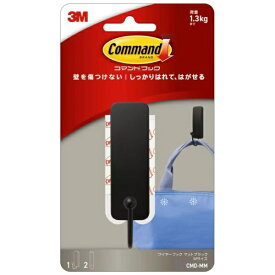 スリーエムジャパンコンストラクション&ホ フック Mサイズ Command(コマンド) マットブラック CMD-MM