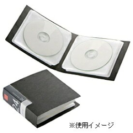 BUFFALO｜バッファロー DVD/CD対応 ファイルケース ブックタイプ 24枚収納 ブラック BSCD01F24BK[BSCD01F24BK]