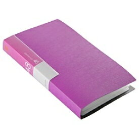 BUFFALO｜バッファロー DVD/CD対応 ファイルケース ブックタイプ 48枚収納 ピンク BSCD01F48PK[BSCD01F48PK]