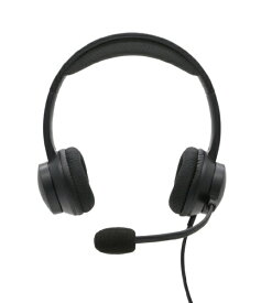 PRINCETON｜プリンストン ヘッドセット ブラック UB-HSUSB2 [USB-C＋USB-A /両耳 /ヘッドバンドタイプ]