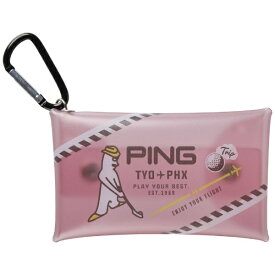 ピン｜PING AC-F2502 ミニポーチ ピンク 38288 [縦7×横11.5cm /0.038kg]