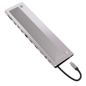 AREAbGAA mUSB-C IXX J[hXbgx2 / HDMIx2 / DisplayPort / LAN / 3.5mm / USB-Ax3 / USB-Cx2] USB PDΉ 100W hbLOXe[V / m[gp\RX^h SD-CMULTIDX02 [USB Power DeliveryΉ