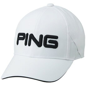 ピン｜PING メンズ HW-U2501 COLOR CODE CAP カラーコードキャップ ホワイト 38209-01 [メンズ /フリーサイズ(57〜59cm)]【返品交換不可】