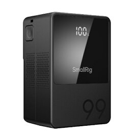 【エントリーで最大2万ポイント当たる｜4/23まで】 SmallRig｜スモールリグ 3580B VB99 ミニVマウントバッテリー（黒色） SmallRig SR3580B