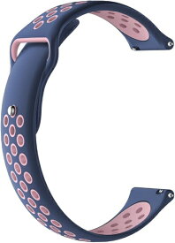 AMAZFIT｜アマズフィット Amazfit シリコン 替えバンド 20mm 群青＆ピンク 群青＆ピンク sp200025-S15-C159Q06