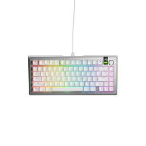 GLORIOUS�b�O�����A�X �Q�[�~���O�L�[�{�[�h GMMK 3 PRO 75% Prebuilt Wired Silver US(�p��z��) �V���o�[ GLO-KB-GMMK3-PRO-75-PB-FOX-W-SIL-US [�L�� /USB]