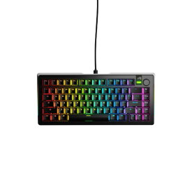 GLORIOUS｜グロリアス ゲーミングキーボード GMMK 3 PRO 75% Prebuilt Wired Black US(英語配列) ブラック GLO-KB-GMMK3-PRO-75-PB-FOX-W-BLK-US [有線 /USB]