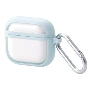 ELECOMbGR AirPods 4 P[X p ϏՌ Jo[  CX / MagSafe [dΉ  Ռz h~ Jrit TOUGH SLIM LITE u[ AVA-AP06TSLFCBU
