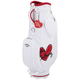 【エントリーで最大全額ポイント還元｜7/18迄】 キャロウェイ｜Callaway キャディバッグ LOVE Callaway 25 JM ラブ キャロウェイ ホワイト 5125048 [46インチ対応 /5分割 /2.9kg]