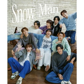 MENTRECORDING Snow Man オフィシャルカレンダー2025.04-2026.03 【代金引換配送不可】