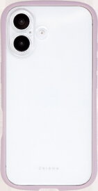 ナチュラルデザイン｜NATURAL design iPhone 16（6.1インチ）背面型ケース クロームクリア ココア iP24-61-CHC10