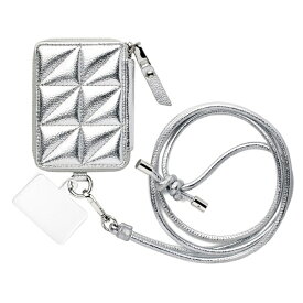 ユニケース｜UNICASE Mag Shoulder Mini wallet シルバー UNI-CCMG-2SWSV