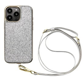 ユニケース｜UNICASE Cross Body Case Duo for iPhone 16 Pro Max shine silver UNI-CSIP24LP-2CBSS