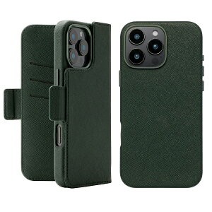 ���j�P�[�X�bUNICASE 2Way Mag Flip Case for iPhone 16 Pro Max green UNI-CSDIP24LP-2MFGN