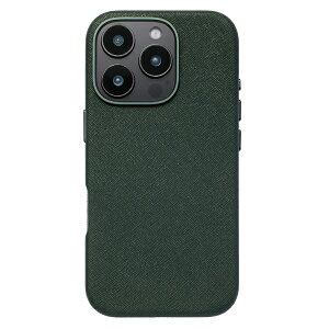 ���j�P�[�X�bUNICASE Mag Plain Case for iPhone 16 Pro Max green UNI-CSIP24LP-2MPGN