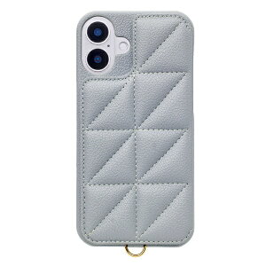 ���j�P�[�X�bUNICASE Triangle Puffy Case for iPhone 16 Plus pale blue UNI-CSIP24L-2TPPB