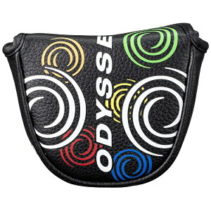 キャロウェイ|Callaway ヘッドカバー パター用 Odyssey Authentic Mallet Putter Cover 25 JM オデッセイ オーセンティック マレットパターカバー ブラック 5525042