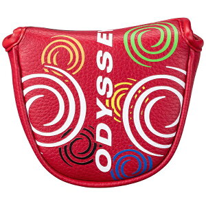 キャロウェイ|Callaway ヘッドカバー パター用 Odyssey Authentic Mallet Putter Cover 25 JM オデッセイ オーセンティック マレットパターカバー レッド 5525043