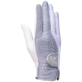 キャロウェイ｜Callaway ゴルフグローブ Callaway Chev Dual Glove Womens 25 JM キャロウェイ シェブ デュアル グローブ ウィメンズ グレー 5325152 [レディース /両手装着用 /18cm]