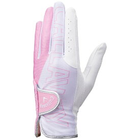 キャロウェイ｜Callaway ゴルフグローブ Callaway Chev Dual Glove Womens 25 JM キャロウェイ シェブ デュアル グローブ ウィメンズ ピンク 5325210 [レディース /両手装着用 /18cm]