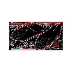 ���g�O���t�B�b�N�X�bMOTOGRAFIX �{�f�B�p�b�h KNEE�@�u���b�N/���b�h/�z���C�g�@RSV TUONO V4�i11-�j MT-KA001R