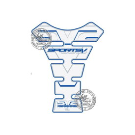 モトグラフィックス｜MOTOGRAFIX タンクパッド ホワイト/ブルー SUZUKI SPINE MT-TS015WB