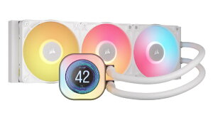 CORSAIRbRZA CPUN[[ 120mmt@x3 [LGA1851/1700EAM5/AM4] iCUE LINK TITAN 360 RX RGB LCD White zCg CW-9061026-WW