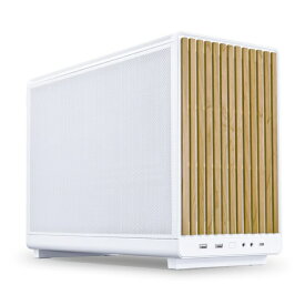 【エントリーで最大全額ポイント還元｜7/18迄】 LIANLI｜リアンリ PCケース [Micro ATX /Mini-ITX] (木製フロントパネル) A3-mATX-WD White ホワイト
