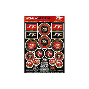 ���g�O���t�B�b�N�X�bMOTOGRAFIX �^���N�p�b�h Isle of Man TT3D GEL BADGE KIT 16PCS Isle Of Man TT Races2017 MT-IOMTTOBS17