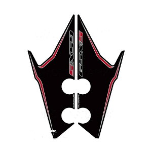 ���g�O���t�B�b�N�X�bMOTOGRAFIX FRONT FENDER SHIELD �u���b�N/���b�h GSX-S1000/F�i15-19�j MT-SFF002KR