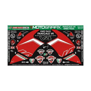 ���g�O���t�B�b�N�X�bMOTOGRAFIX �{�f�B�p�b�h KNEE DUCATI Panigale V4/S MT-KD018RS