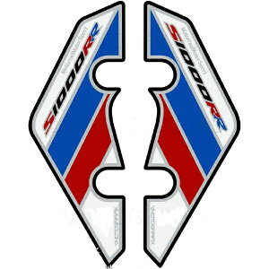 ���g�O���t�B�b�N�X�bMOTOGRAFIX �t�����g�t�F���_�[�V�[���hBMW S1000RR�i09-11�j MT-BFF001MS1