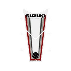 モトグラフィックス｜MOTOGRAFIX タンクパッド ホワイト/グレー/レッド V-Strom DL650 XT（17-21） MT-TS033WKR