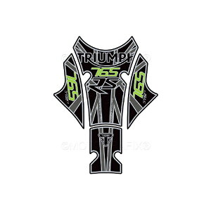 ���g�O���t�B�b�N�X�bMOTOGRAFIX �^���N�p�b�h �u���b�N/�O���[/�O���[�� TRIUMPH Street Triple 765RS�i17-22�j MT-TT049KG