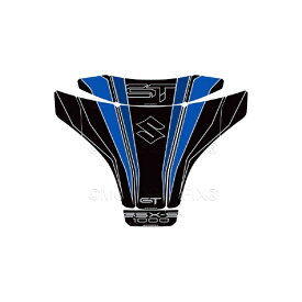 モトグラフィックス｜MOTOGRAFIX タンクパッド ブラック/ブルー GSX-S1000GT（22-23） MT-TS039KBB