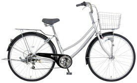 MARCLE｜マルクル 自転車 日常 NICHIJO シルバー MC-25-007 [外装6段 /26インチ]【キャンセル・返品不可】 【代金引換配送不可】