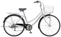 楽天市場】シティサイクル 27インチ（カラーシルバー）（シティ 