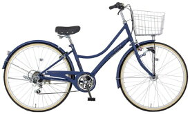 MARCLE｜マルクル 自転車 街並 シティ 266 マットネイビーブルー [外装6段 /26インチ]【キャンセル・返品不可】 【代金引換配送不可】