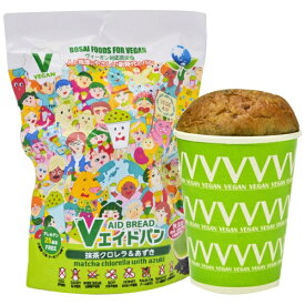 クロレラ工業 Vエイドパン 抹茶クロレラ&あずき [保存パン]