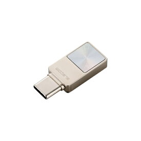 ELECOM｜エレコム USBメモリ スマホ向け(Android/iPadOS/iOS/Mac/Windows11対応) シルバー MF-SPU3032GSV [32GB /USB TypeC /USB3.2]