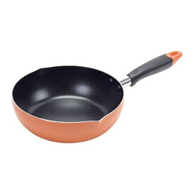 パール金属｜PEARL METAL ふっ素加工 IH対応 目盛付料理フライパン22cm オレンジ HC-0068 [IH対応]