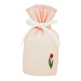 Z＆K｜ゼットアンドケイ オーガンジーギフトバッグ S [300×205×D80mm] チューリップ 11-246