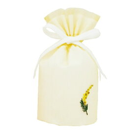 Z＆K｜ゼットアンドケイ オーガンジーギフトバッグ S [300×205×D80mm] ミモザ 11-247